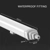 V-TAC VT-12017 LED světlo do vlhkých prostor Energetická třída (EEK2021): E (A - G) LED LED 18 W bílá bílá