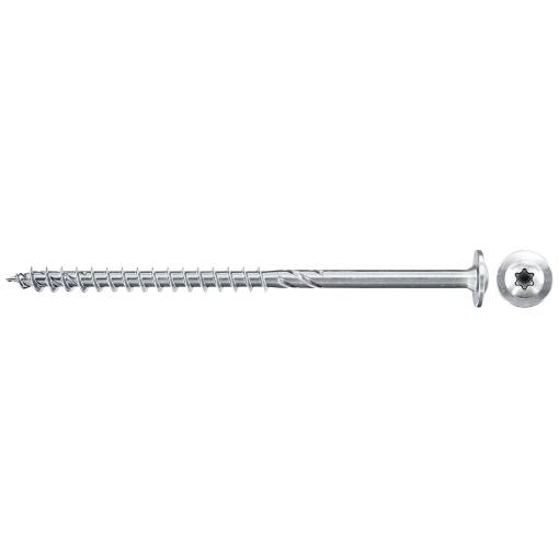 Fischer 561800 PowerFast II talířové šrouby 6 mm 180 mm vnitřní hvězdice ocel galvanizováno zinkem 100 ks