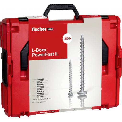 Fischer 568480 PowerFast II PH L-Boxx 102 talířové šrouby vnitřní hvězdice ocel galvanizováno zinkem 1 ks