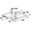 Fischer FASL1 posuvný suport 160 mm 567949 10 ks (d x š x v) 160 x 140 x 56 mm