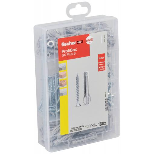 Fischer 567897 Profibox SX Plus + S sada hmoždinek 1 ks