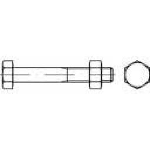 TOOLCRAFT 110763 šestihranný šroub M12 460 mm vnější šestihran DIN 601 ocel galvanizováno zinkem 25 ks
