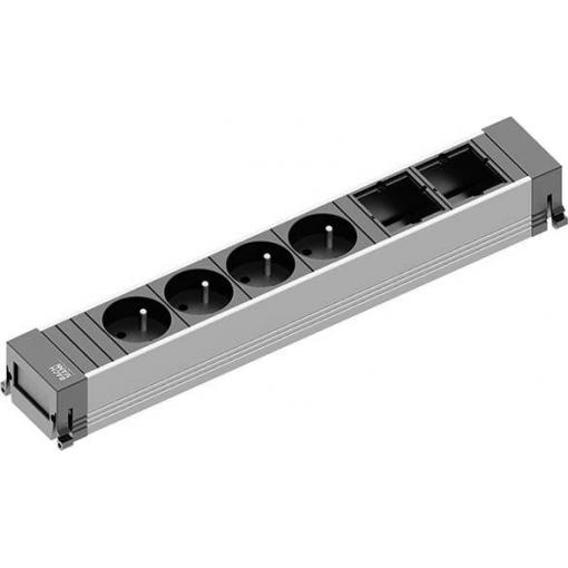 Bachmann 9161110 Zásuvková lišta hliník 1 ks