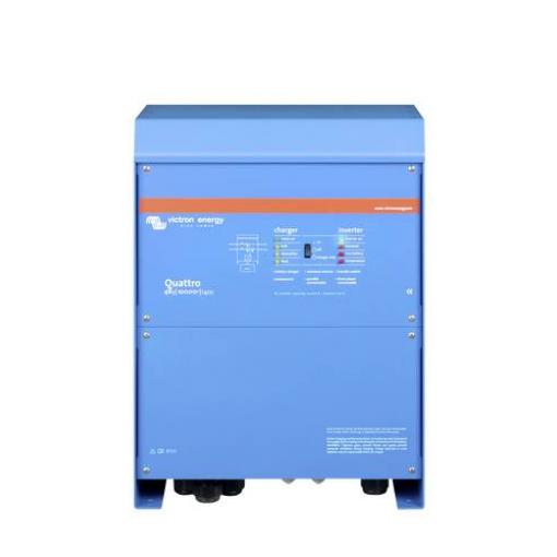 Victron Energy měnič napětí Wechselrichter / Ladegerät Victron Quattro 48/10000/140-100/100 120V VE.Bus, 10000 W, 48 V -> 230 V, prioritní obvod sítě