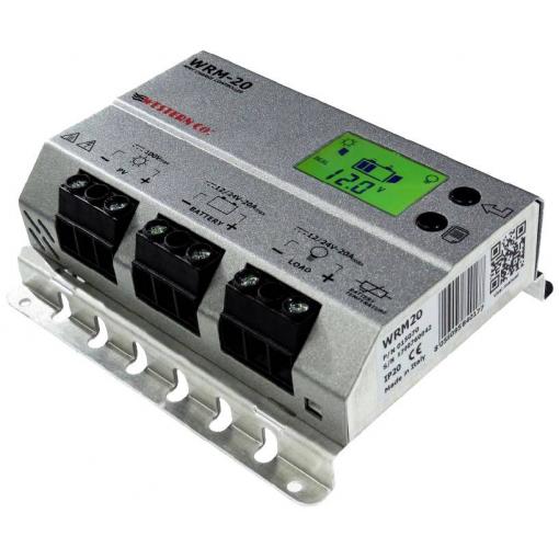 Western Co. Solarladeregler MPPT Western WRM20+ solární regulátor nabíjení MPPT 12 V, 24 V 20 A