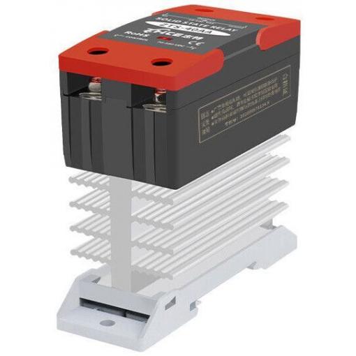 Bezkontaktní relé ZTS-60AA na DIN lištu, 60 A, 24–600 V AC