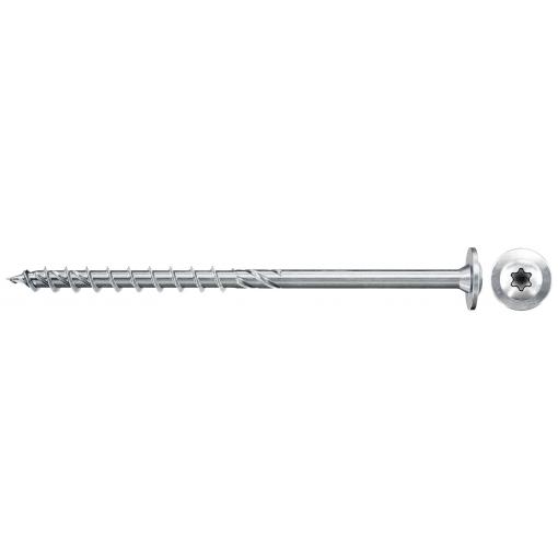Fischer 561791 PowerFast II talířové šrouby 5 mm 80 mm vnitřní hvězdice ocel galvanizováno zinkem 200 ks