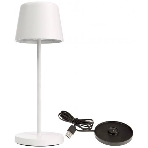 Deko Light 620207 Canis Mini Akumulátorová stolní LED lampa 2.3 W teplá bílá bílá