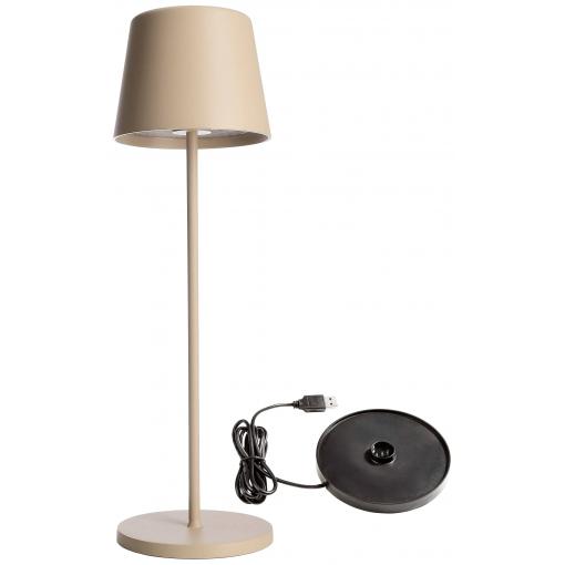 Deko Light 620194 Canis Akumulátorová stolní LED lampa 3.5 W teplá bílá béžová