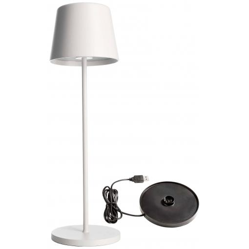 Deko Light 620199 Canis Akumulátorová stolní LED lampa 3.5 W teplá bílá bílá