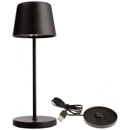 Deko Light 620208 Canis Mini Akumulátorová stolní LED lampa 2.3 W teplá bílá černá