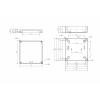 TRU COMPONENTS TC-RA 200x200x80 TC-10239060 instalační rozvodnice plast ABS bílá 1 ks