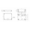 TRU COMPONENTS TC-RA 150x110x70 TC-10239044 instalační rozvodnice plast ABS bílá 1 ks