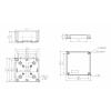 TRU COMPONENTS TC-RA 100x100x70 TC-10239040 instalační rozvodnice plast ABS bílá 1 ks
