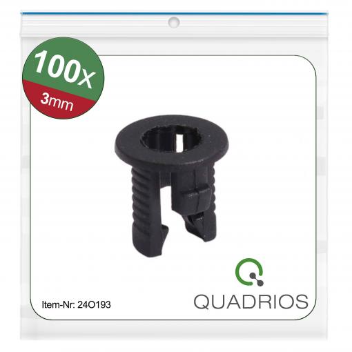 Quadrios 24O193 24O193 plast Vhodný pro (LED) LED 3 mm