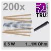 TRU COMPONENTS TC-12888472 T22P081 sada metalizovaných rezistorů axiální 0.5 W 1 % 200 ks