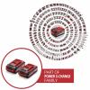 Einhell 4511629 18V 4Ah PXC Plus Twinpack Náhradní akumulátor 4 Ah Li-Ion