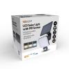 Solight LED solární osvětlení se senzorem, 11W, 1200lm, 3 CCT, Li-Ion, černá - WO785-1