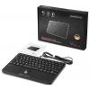 Perixx PERIBOARD-526 H DE USB klávesnice německá, QWERTZ černá USB hub, s kulovým ovládačem