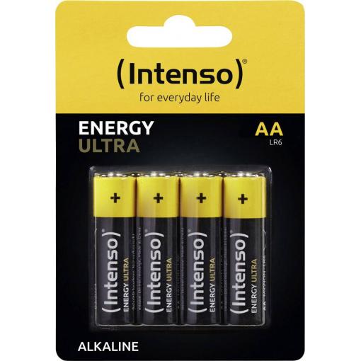 Intenso Energy Ultra tužková baterie AA alkalicko-manganová, 2600 mAh, 1.5 V, 4 ks