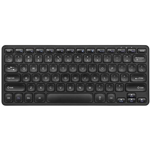 Perixx PERIBOARD-416 DE USB klávesnice německá, QWERTZ černá USB hub