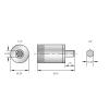 BERNSTEIN Tools for Electronics 4-9608-ETA, momentový adaptér, přednastavené, 1/4 (6,3 mm), 8.0 Nm (max)