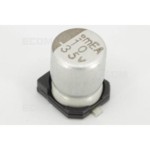 Elektrolytický kondenzátor 100 µF / 10 V, SMD 5×5,4 mm