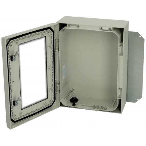 Fibox ARCA 403015W No MP skříňový rozvaděč 300 x 400 x 150 polykarbonát šedobílá (RAL 7035) 1 ks