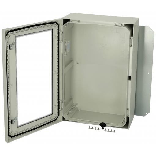 Fibox ARCA 604021W No MP skříňový rozvaděč 600 x 400 x 210 polykarbonát šedobílá (RAL 7035) 1 ks