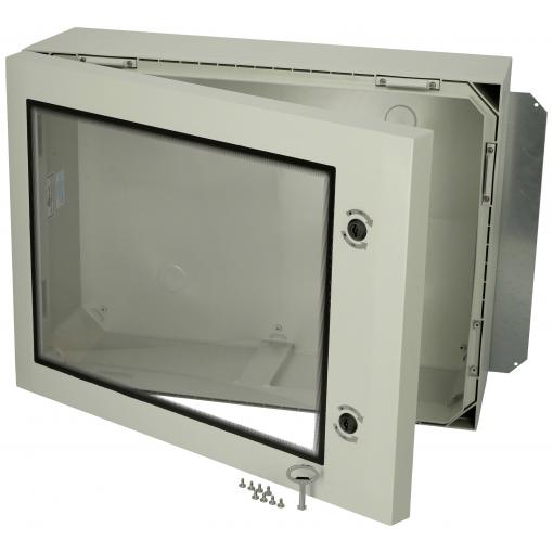 Fibox ARCA 608030W No MP skříňový rozvaděč 800 x 600 x 300 polykarbonát šedobílá (RAL 7035) 1 ks