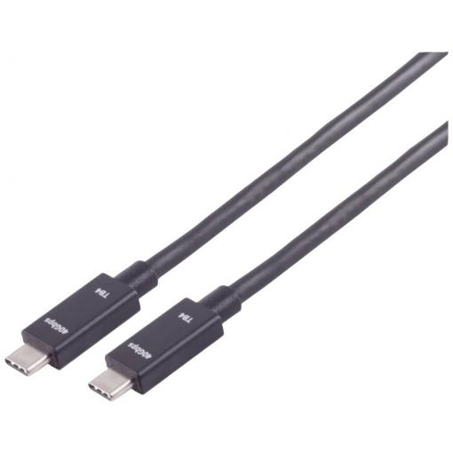 BKL Electronic 10080133 Připojovací kabel USB-C 1 m, 1 ks