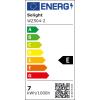 Solight LED žárovka, klasický tvar, 7W, E27, 3000K, 270°, 810lm - WZ504-2