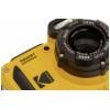 Kodak Pixpro WPZ2 + 2 Akku + microSD Bundle digitální fotoaparát 15 Megapixel Zoom (optický): 4 x žlutá akumulátor, blesk, paměťová karta stabilizace obrazu,