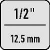 Gedore D 19 L D 19 L 22 vložka pro nástrčný klíč 22 mm 22 mm 1/2