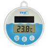 TFA Dostmann Digitales Solar-Poolthermometer bazénový teploměr bílá, tyrkysová 30.1068.02