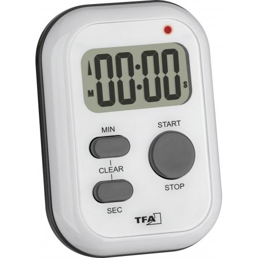 TFA Dostmann TFA - Timer Weiß digital stopky (časovač) bílá digitální