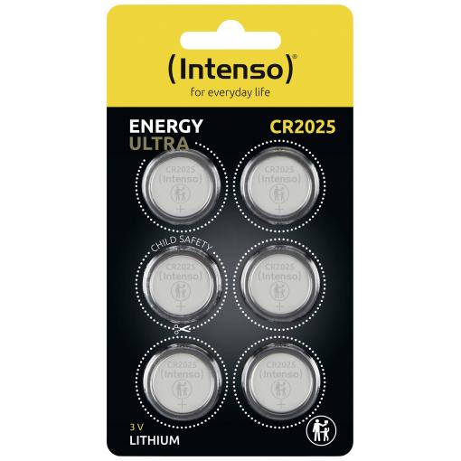 Intenso knoflíkový článek CR 2025 3 V 6 ks 160 mAh lithiová 7502426