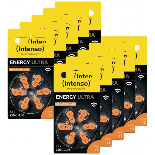 Intenso Baterie do naslouchátek PR48-13 1.45 V 60 ks 230 mAh zinko-vzduchová 7504426MP