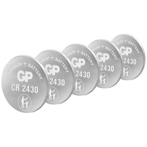 GP knoflíkový článek CR 2430 3 V 5 ks lithiová GPCR2430-7C5