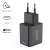 Hama USB nabíječka, USB Power Delivery (USB-PD) , 1x USB-C®, 45.00 W, Dodávka energie, černá