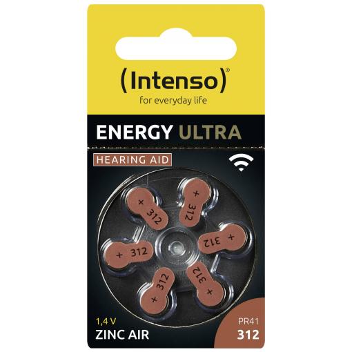 Intenso Baterie do naslouchátek PR41-312 1.45 V 6 ks 148 mAh zinko-vzduchová 7504436
