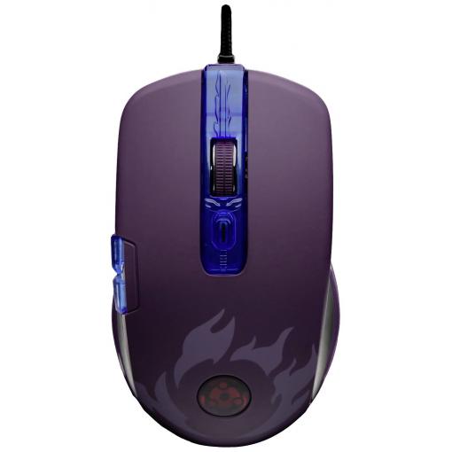 Lexip Naruto Shippuden Madara Destruction optická herní myš, přenos kabelový, 12000 dpi, černá, fialová