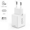 Hama USB nabíječka, USB Power Delivery (USB-PD) , 1x USB-C®, 45.00 W, Dodávka energie, bílá
