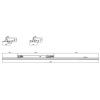 Deko Light Linear Pro LED pásové reflektory 3fázové 50 W LED černá