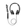 Lenovo Gen 2 Headset otevřená (On Ear) kabelová stereo černá Redukce šumu mikrofonu Vypnutí zvuku mikrofonu telefon