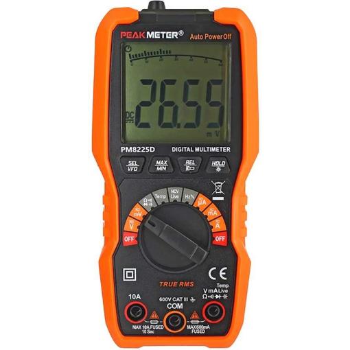 Multimetr PEAKMETER PM8225D, TRUE RMS, 6000 bodů