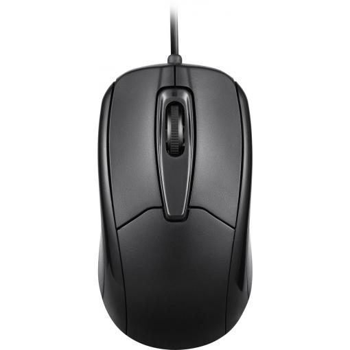 Perixx PERIMICE-209 C Black optická myš, přenos kabelový, 3 tlačítko, 1000 dpi, černá