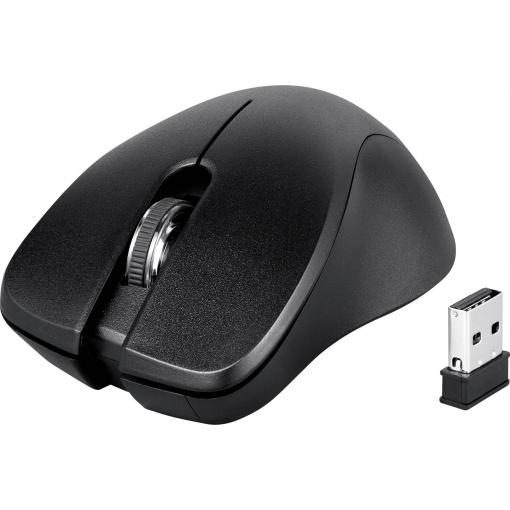 Perixx PERIMICE-621 B ergonomická myš, přenos bezdrátový, černá