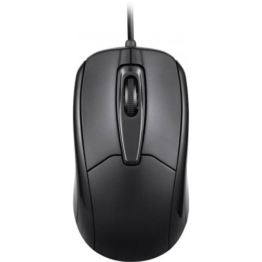 Perixx PERIMICE-209 P Black optická myš, přenos kabelový, 3 tlačítko, 1000 dpi, černá