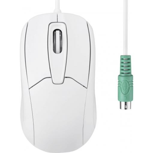 Perixx PERIMICE-209 P W optická myš, přenos kabelový, 3 tlačítko, 1000 dpi, bílá
